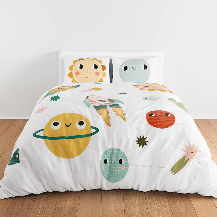 Kids Bedding Set: Space Explorer for wholesale by Rookie Humans