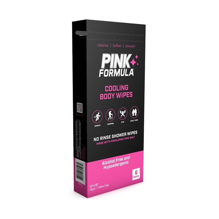 Lingettes rafraîchissantes pour le corps Pink Formula pour la vente par Pink Formula
