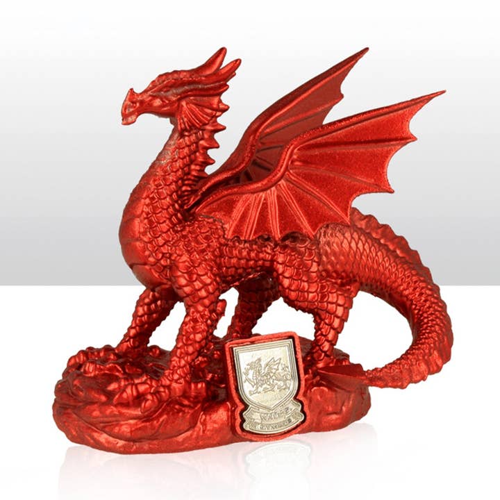 Wales Red Dragon Metallic Figure for wholesale by MANAV