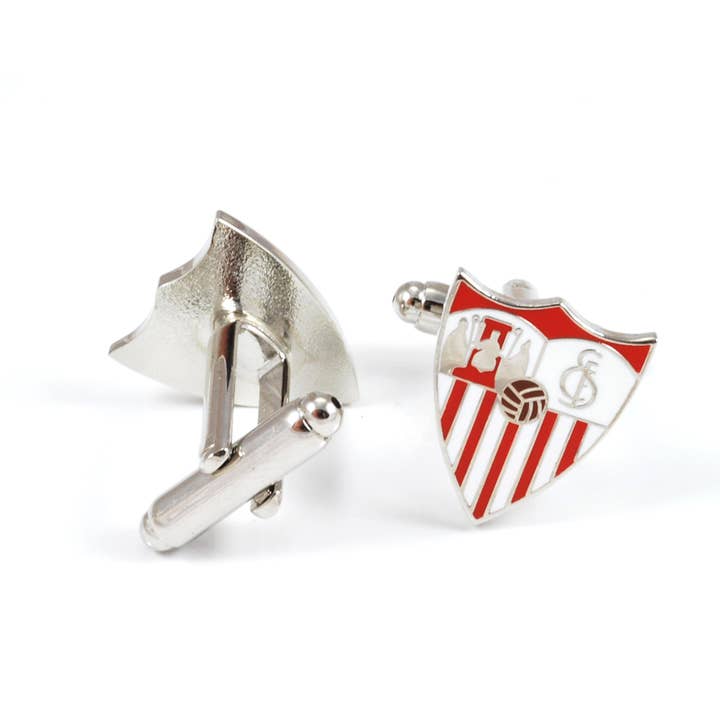 Beclosetoyou - Wholesale Cufflinks - Cufflinks for Sevilla FC Shirt 17 mm1