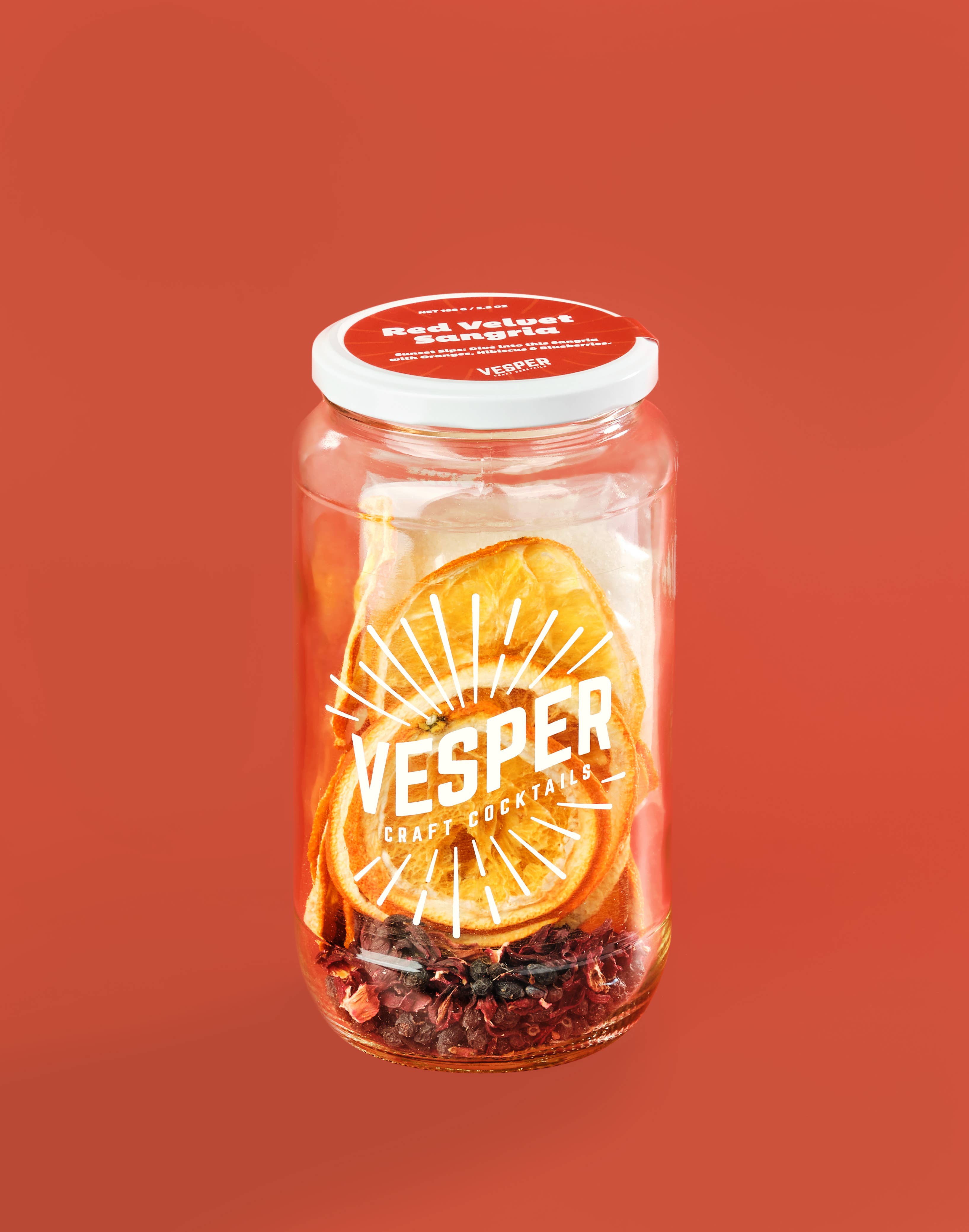 Vesper Craft Cocktails - Wholesale DIY Drink Kit - 32 oz Craft Cocktail Kit/Mix - Red Velvet Sangria