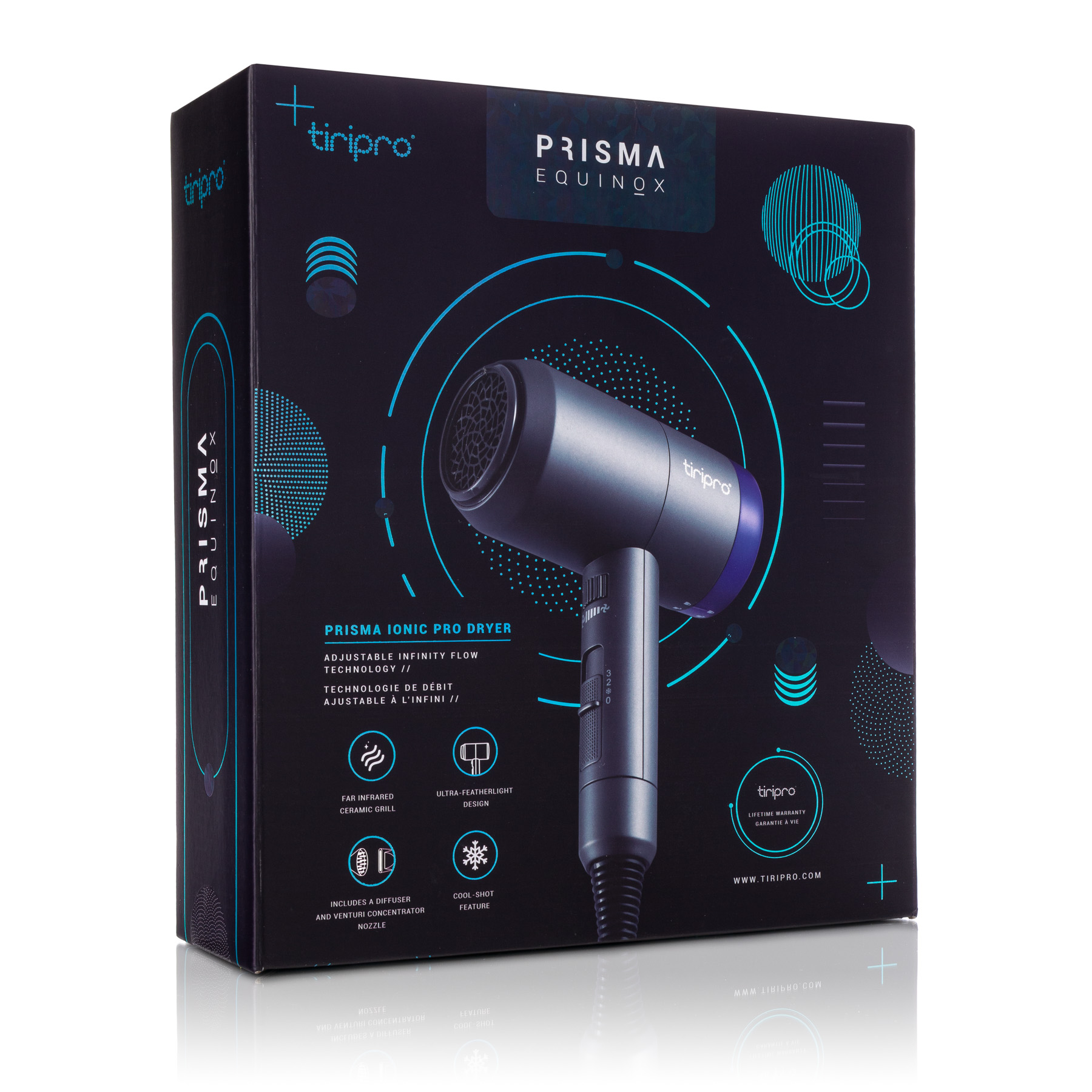 Tiri Pro - Vendita all'ingrosso Asciugacapelli - Phon Prisma Pro con tecnologia di flusso d’aria regolabile10