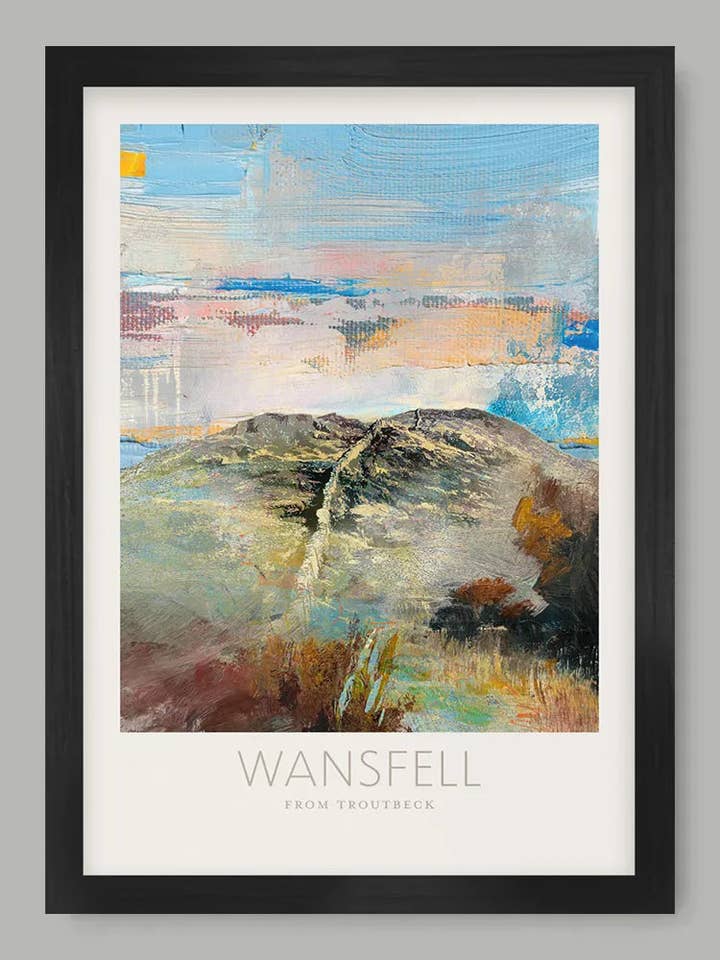 Wansfell From Troutbeck - Lake District Poster Print for wholesale by The Northern Line