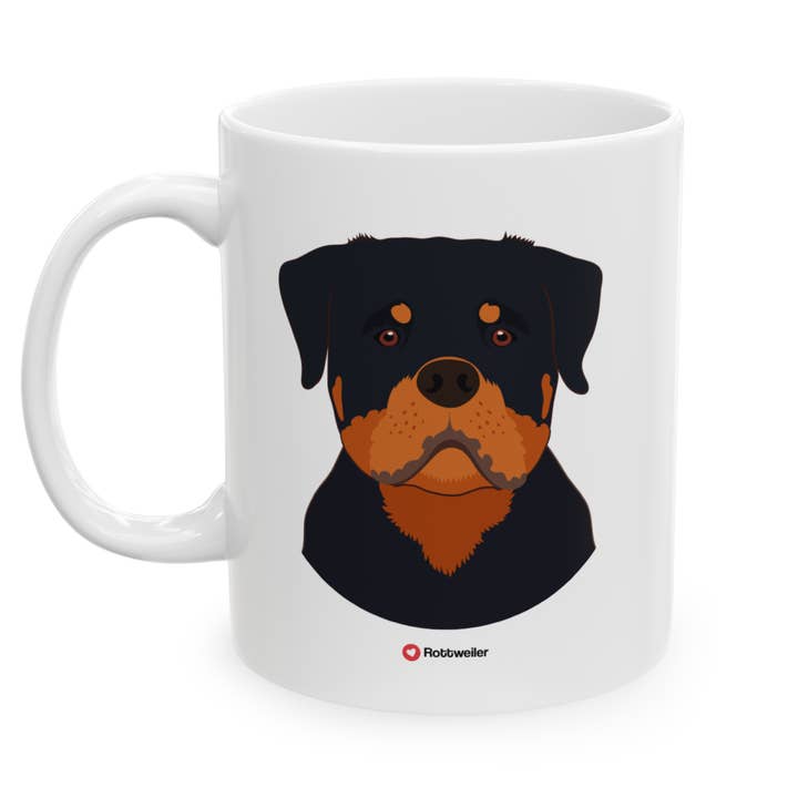Rottweiler Love Dogs Mug 11oz for wholesale by Motiva Gifts