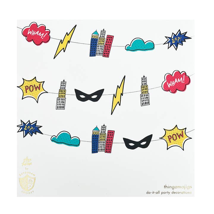 Superhero Thingamajigs - 16 pk. for wholesale by Jollity & Co. + Daydream Society