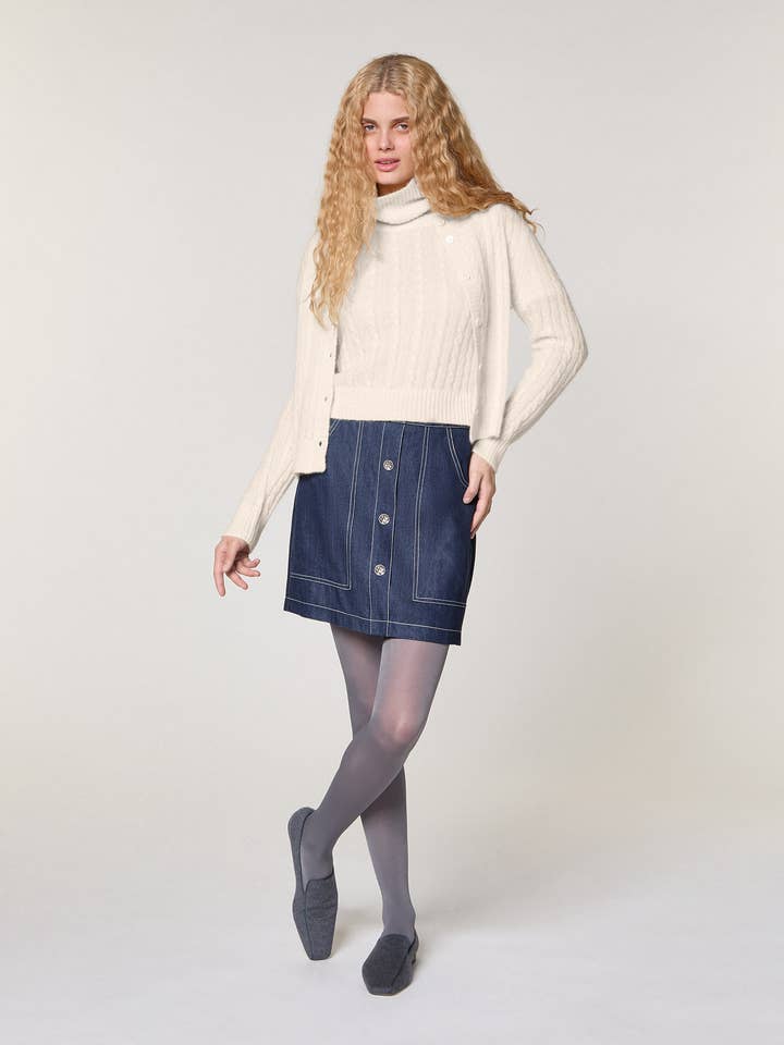 Kabeltrui van alpaca voor wholesale door Rodier