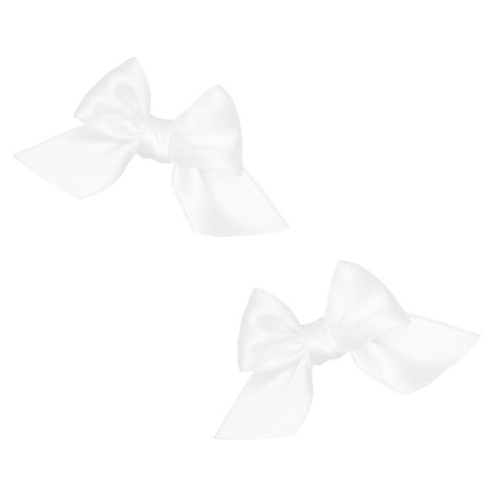 Lot de 2 pinces à fleurs en satin pour bébé pour la vente par Baby Bling Bows