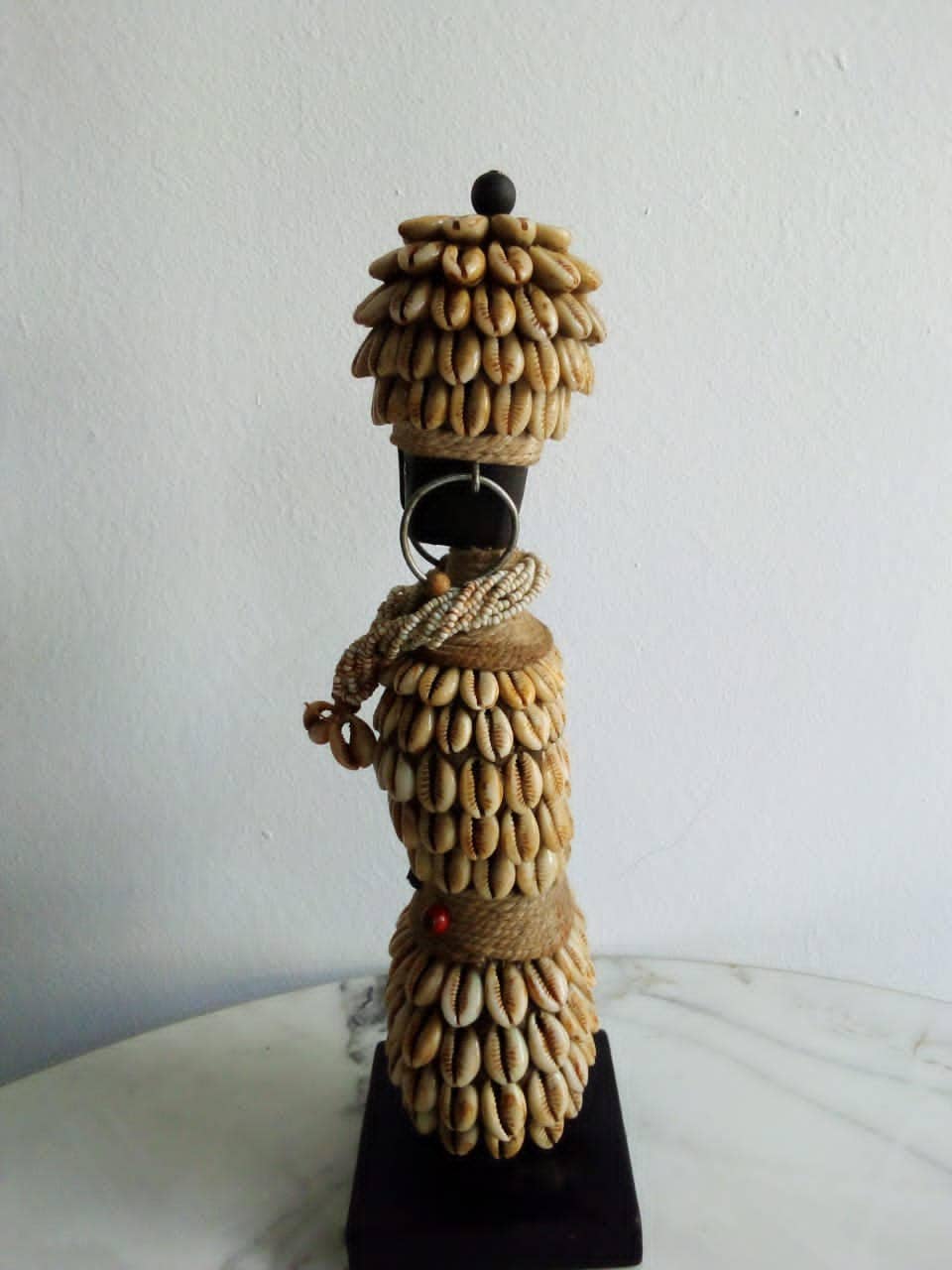 HOME DECOR FR - Wholesale Decorative Figurine - Couple of Namji dolls in cowries6