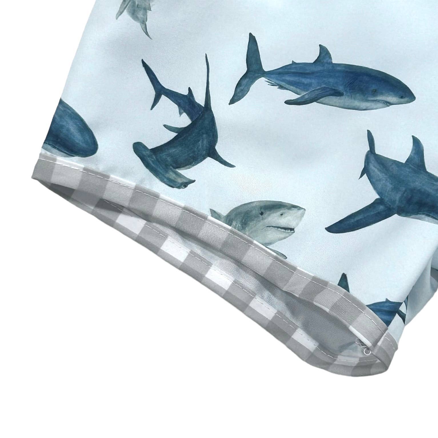 Sugar Bee Clothing - Wholesale Swim Shorts - Kids - Boys Summer Swim Shorts - Sharks 3