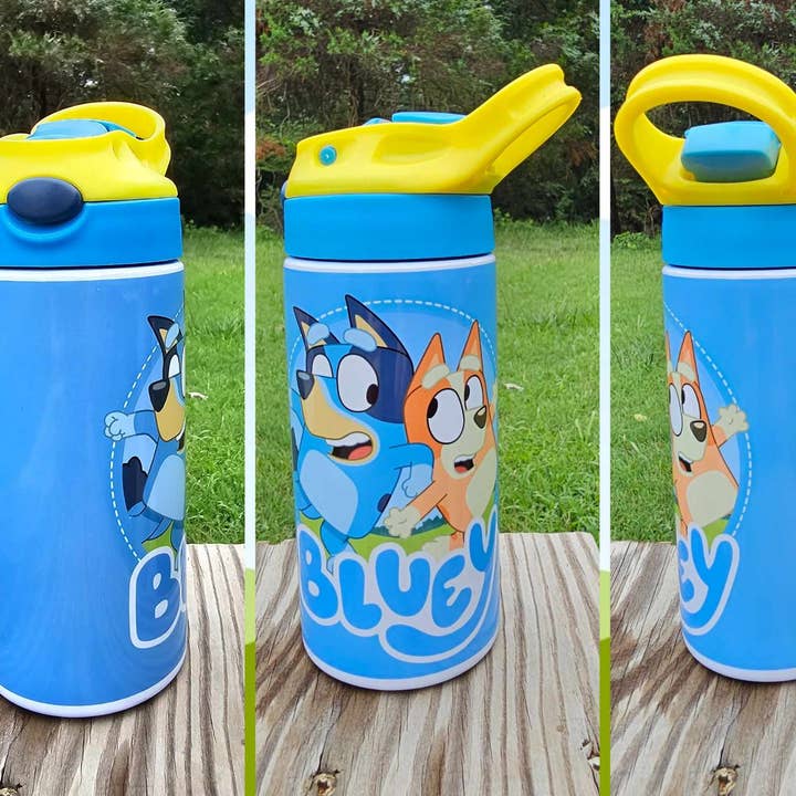 Paxton's One Stop Shop LLC - Wholesale Insulated Mug/Tumbler - 12 Ounce Kids Sippy Cup Tumbler, Bluey, gaming, Toddler