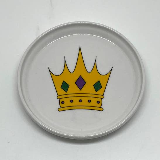 Mardi Gras Crown Anything Dish, 5" for wholesale by JD & Company