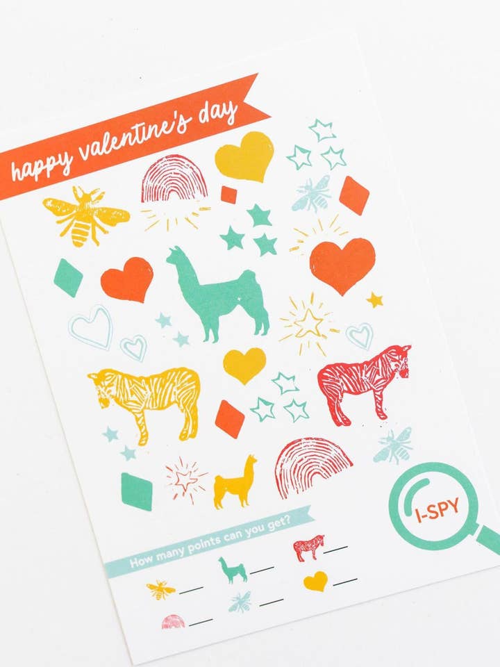 I Spy Valentine's Card | Set of 25 for wholesale by Mercy House Global