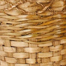 WALD IMPORTS - Wholesale Plant Pot - 7" Dark Stained Bamboo Basket Planter2
