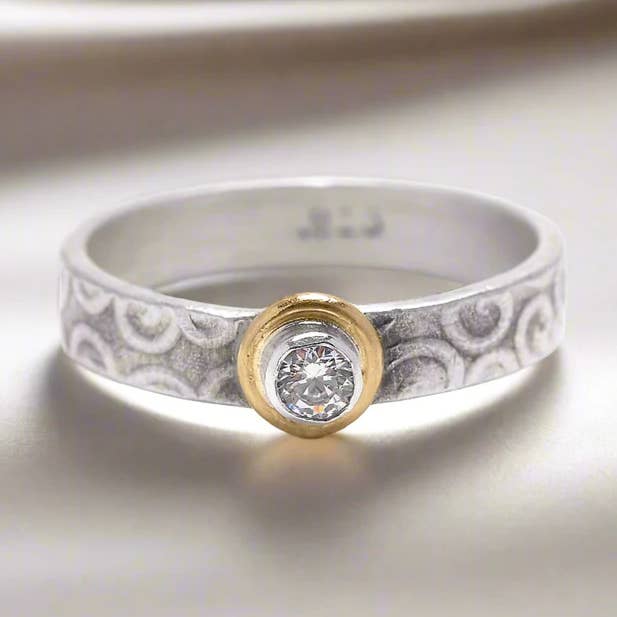 J + I Jewelry - Wholesale Band/Stacked Ring - Whispers of Eternity Band0