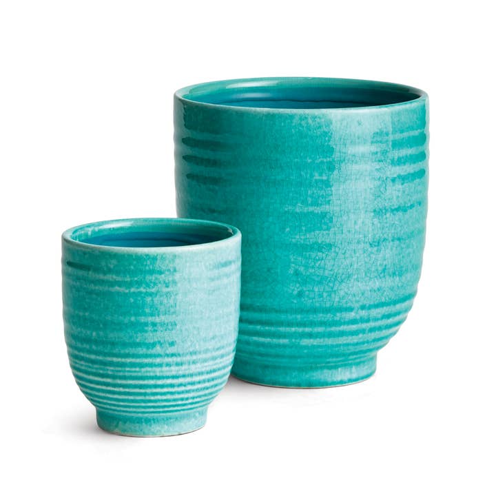 Napa Home & Garden - Wholesale Plant Pot - Mia Pots, Set Of 2 - Turquoise