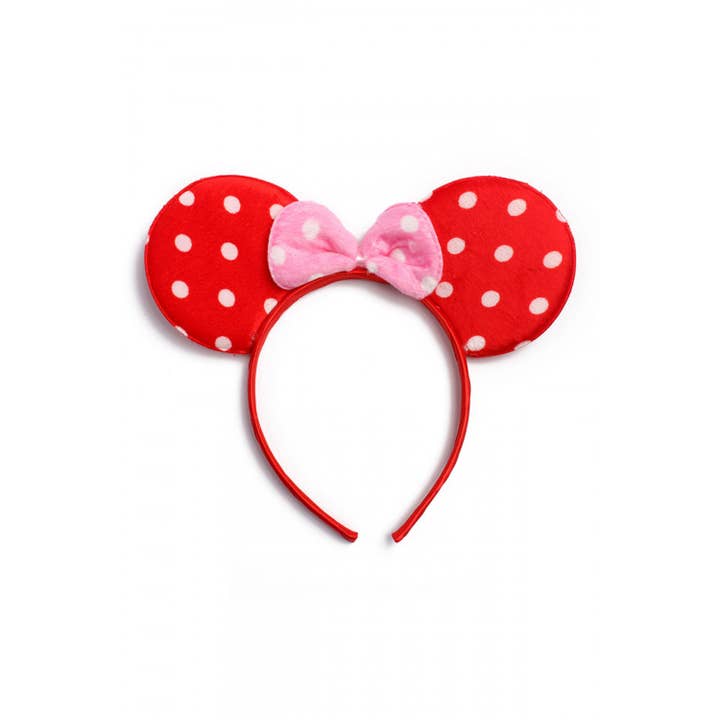 MYS Wholesale Inc - Wholesale Fashion Headband - Women's - Polka Dots Mouse Ear Hair Band1