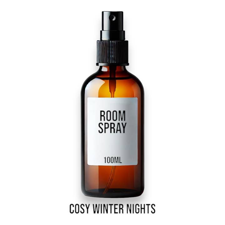 White Label Cosy Winter Nights Room & Pillow Spray 100ml for wholesale by AW Aromatics Limited