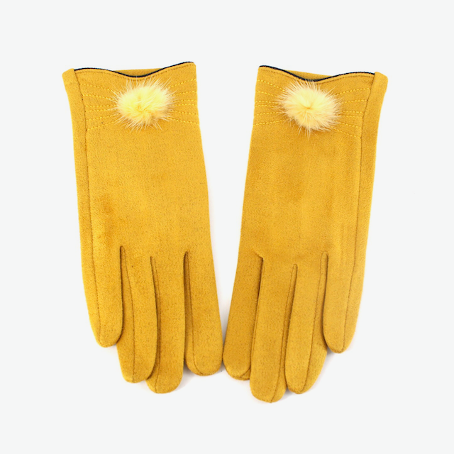 Pretty Persuasions – Großhandel Handschuhe – Damen – A23065 Helena Handschuhe mit kleinem Pompon3