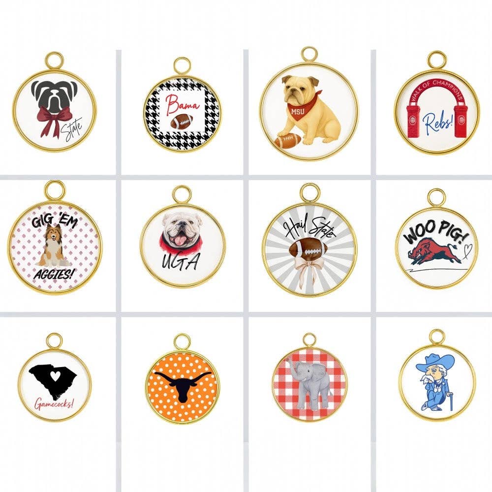 Nora James jewelry - Vente Colliers à pendentif - Collier/foulard de jour de match personnalisé noir5