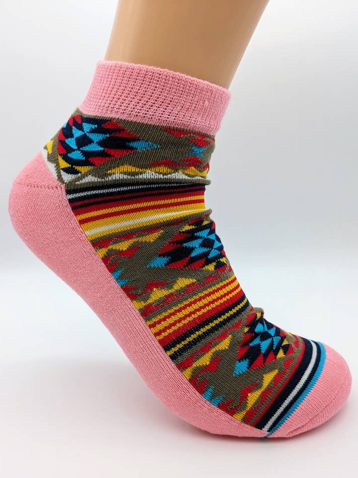 Flag Matrix Inc - Wholesale Socks - Unisex - Native Ankle Socks- Design 25