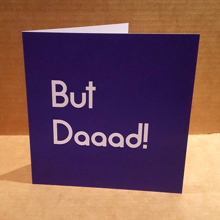 But Daaad Card for wholesale by Streetgreets