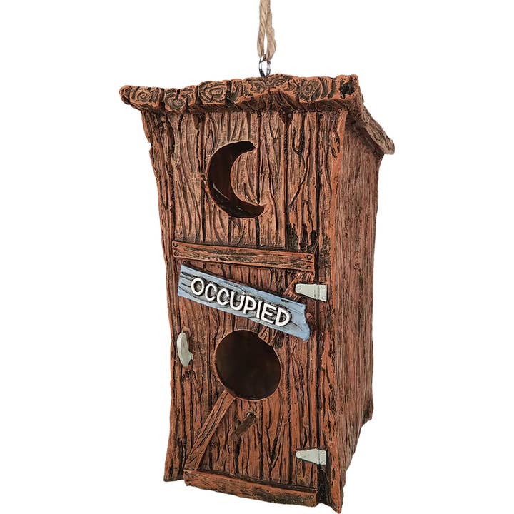 Outhouse Birdhouse for wholesale by Spoontiques, Inc