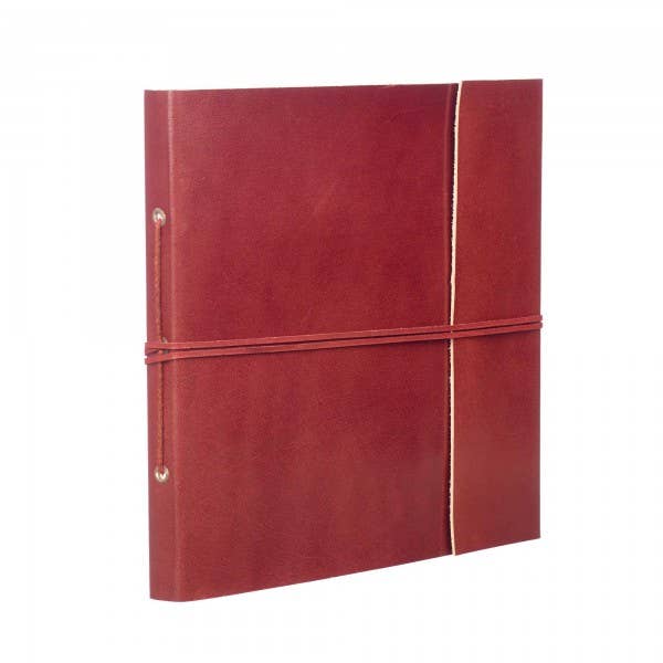 The Paper High Gift Company Limited - Wholesale Photo Album - Handmade Distressed Plain leather Photo Album - Extra Large