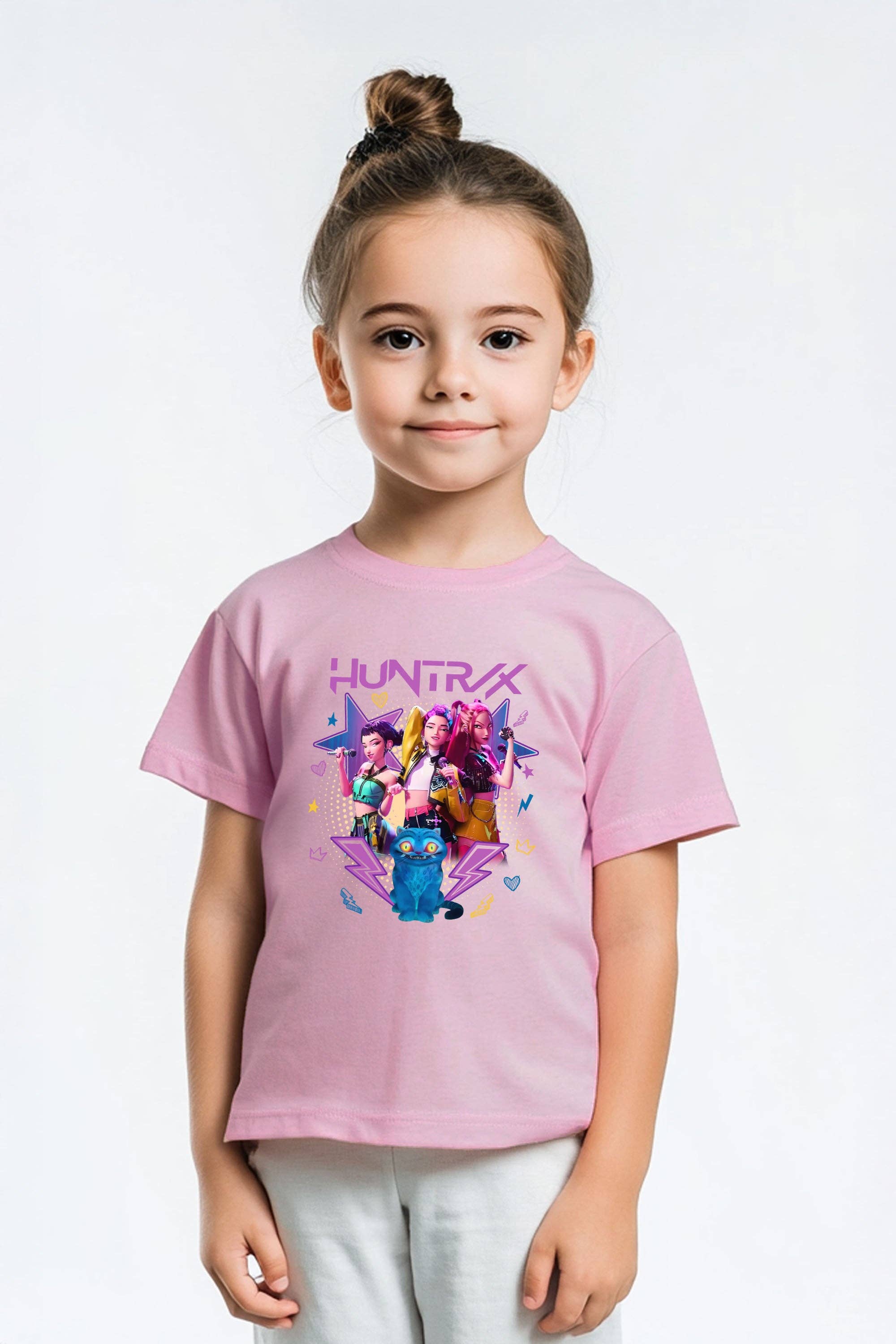 Missi Clothing – wholesale Screen-printed t-shirt – Kids – Kids Huntrix Printed T-Shirt0
