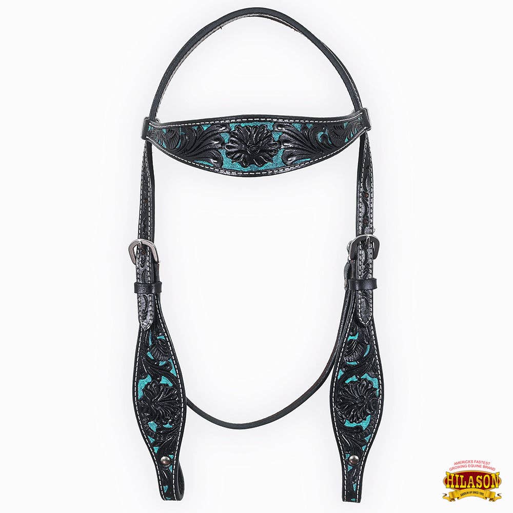 HILASON - Wholesale Horseback Riding Gear - HILASON Western Horse Headstall Breast Collar Set Tack Genuine American Leather | For Horses Headstalls106