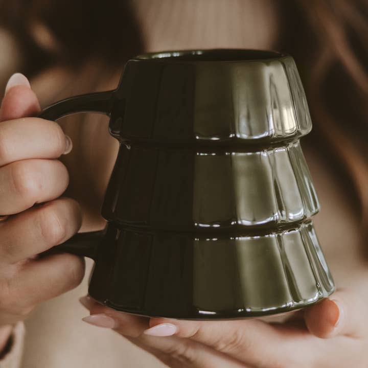 *NOUVEAU* Tasse à café Green Tree - Décorations et cadeaux de Noël pour la vente par Sweet Water Decor