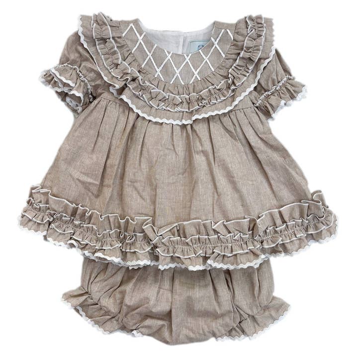 Conjunto top y bloomers Ashlyn para venta al por mayor de Petite Maison Kids