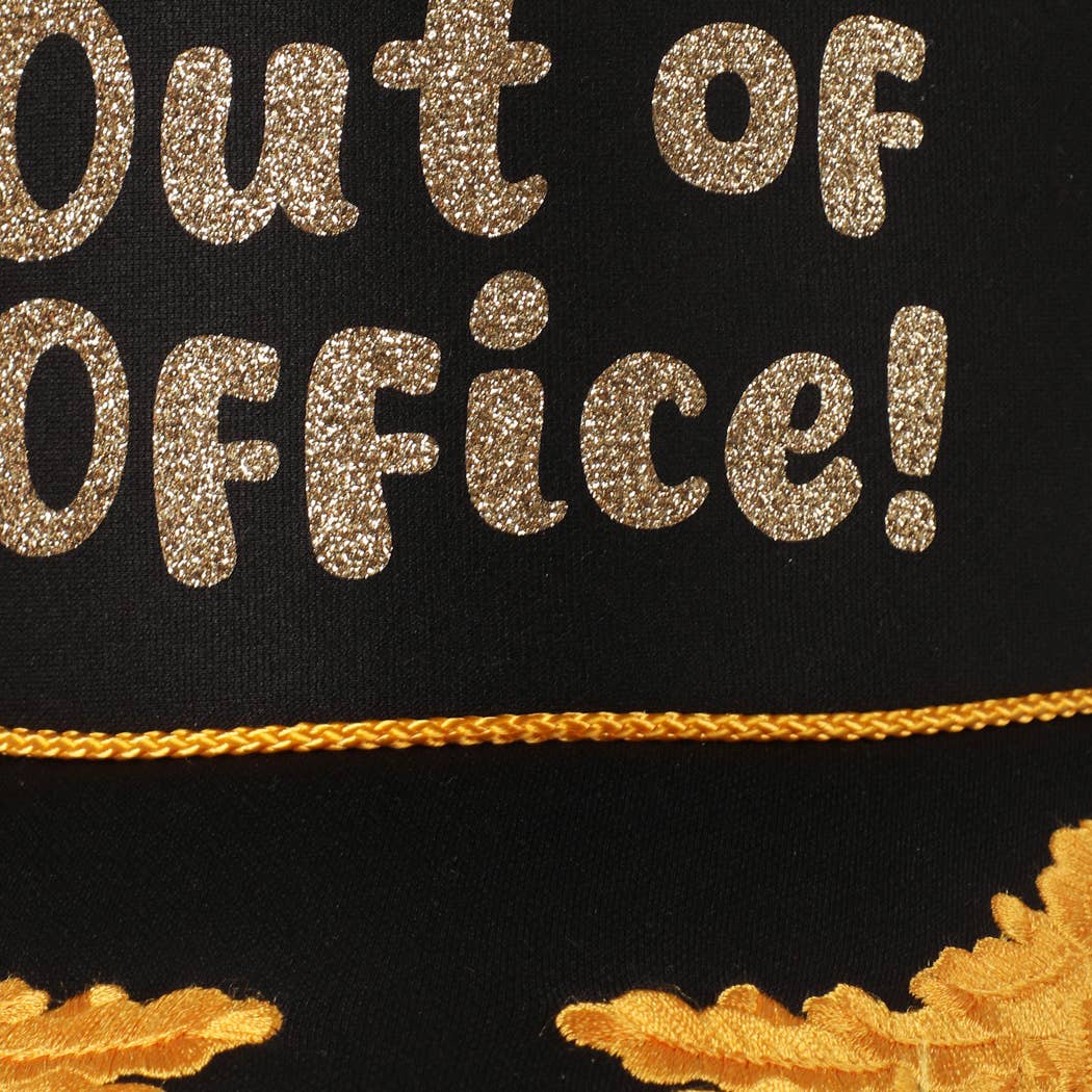 Fashion City - Wholesale Trucker Hat - Unisex - Out of Office Glitter Letter Logo Foam Trucker Hat4