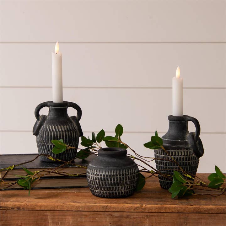 Audrey's Home & Gift - Wholesale Vase - Greco Roman Vases, Small (Pk/03 Ast)