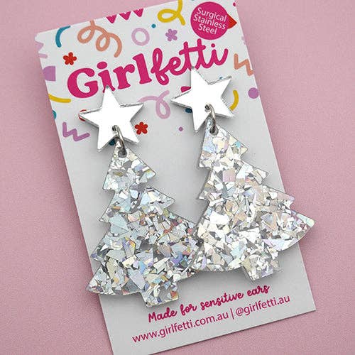 Girlfetti - Wholesale Dangle Earrings - Christmas Tree Acrylic Dangle Earrings20