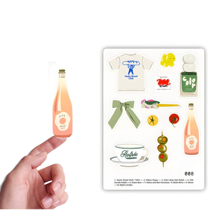 inviting affairs paperie - Wholesale Sticker - Trinket Sticker Sheet – Foodie Favorites Edition- Journaling1