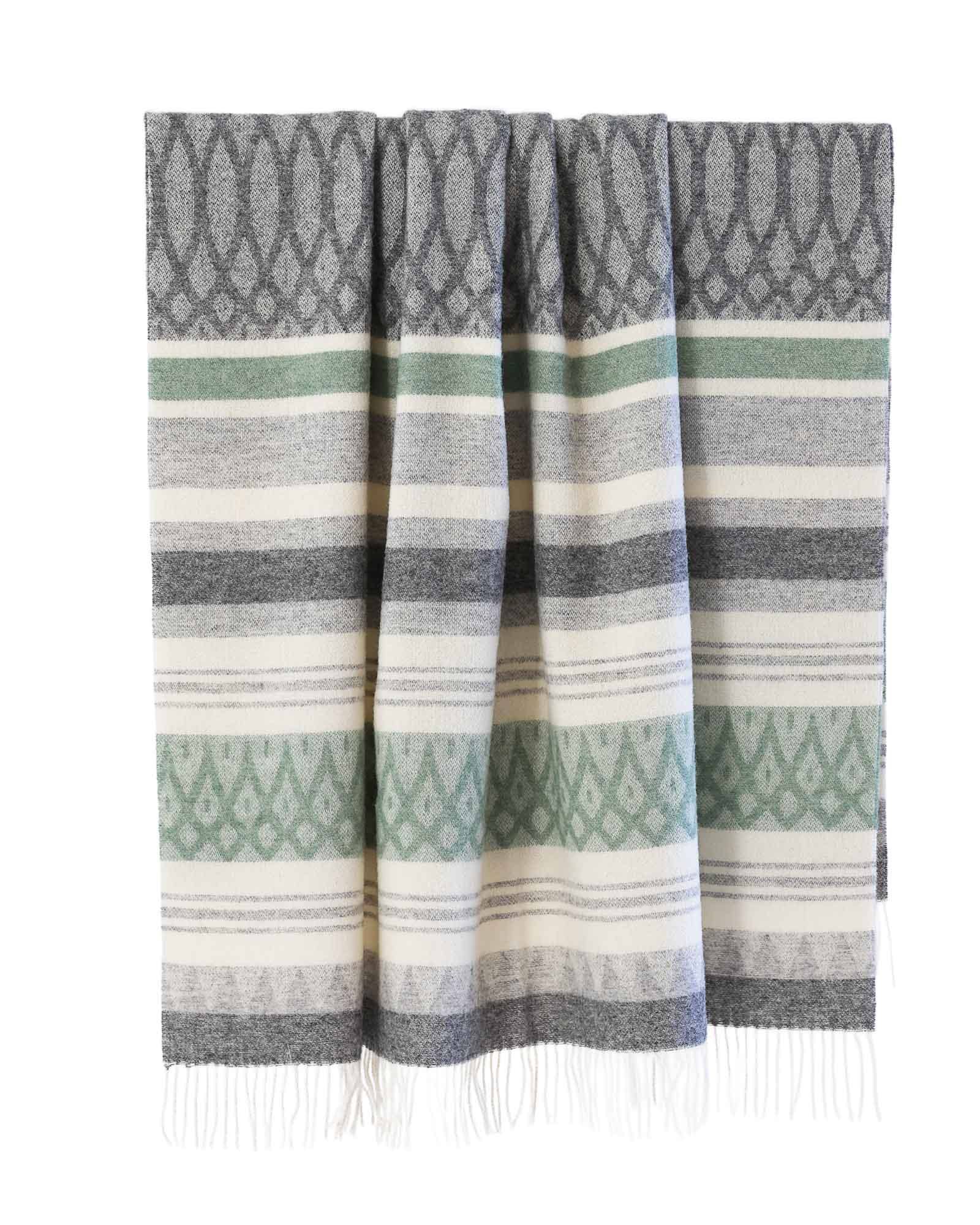 MoST – wholesale Prydnadsfilt – Ullfilt UGLE grön1