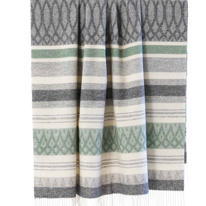 MoST – wholesale Prydnadsfilt – Ullfilt UGLE grön1