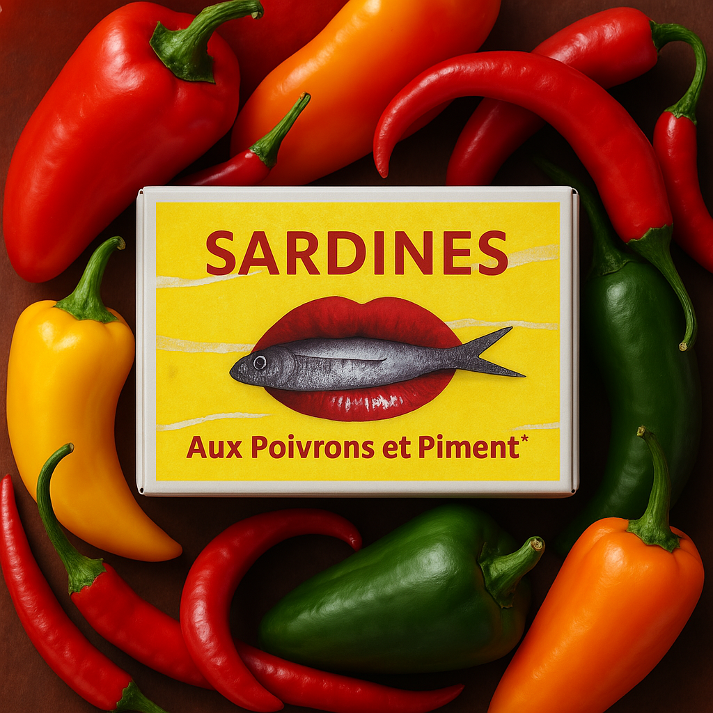 CAPITAINE NAT' - Wholesale Tinned Fish - COLLECTOR: Organic* Sardines with bell peppers and chili1