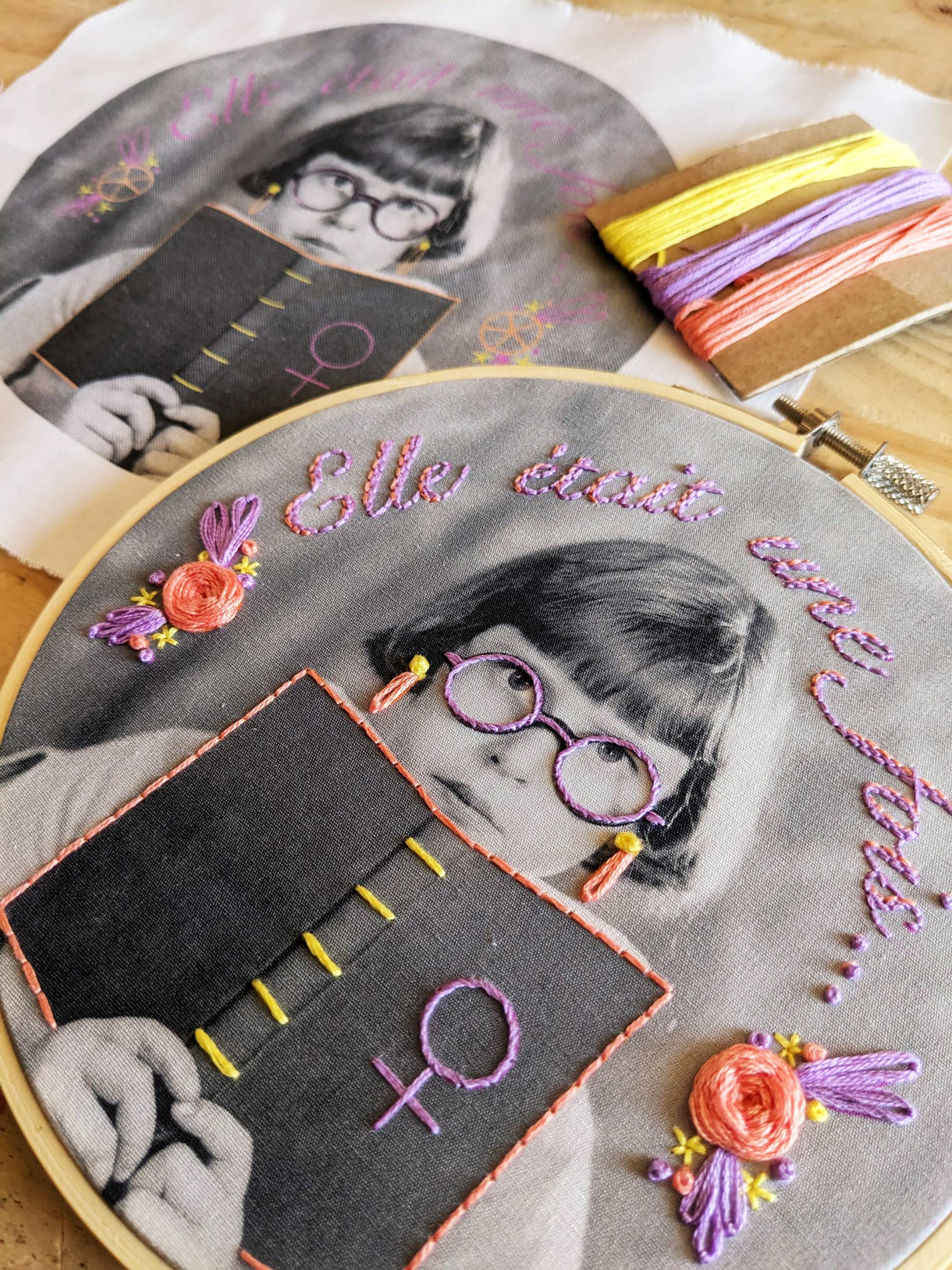 TheComptoir – Großhandel Kreuzstich-/Stickzubehör – Elle était une fois - Stickset1