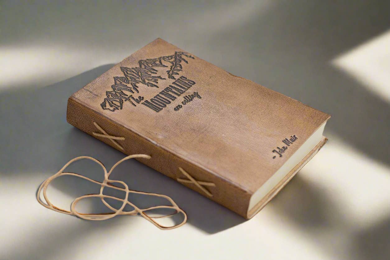 Soothi | Containers Of Creativity – Engroshandel Dagbog – Bjergene kalder John Muir Citat Læder Journal5