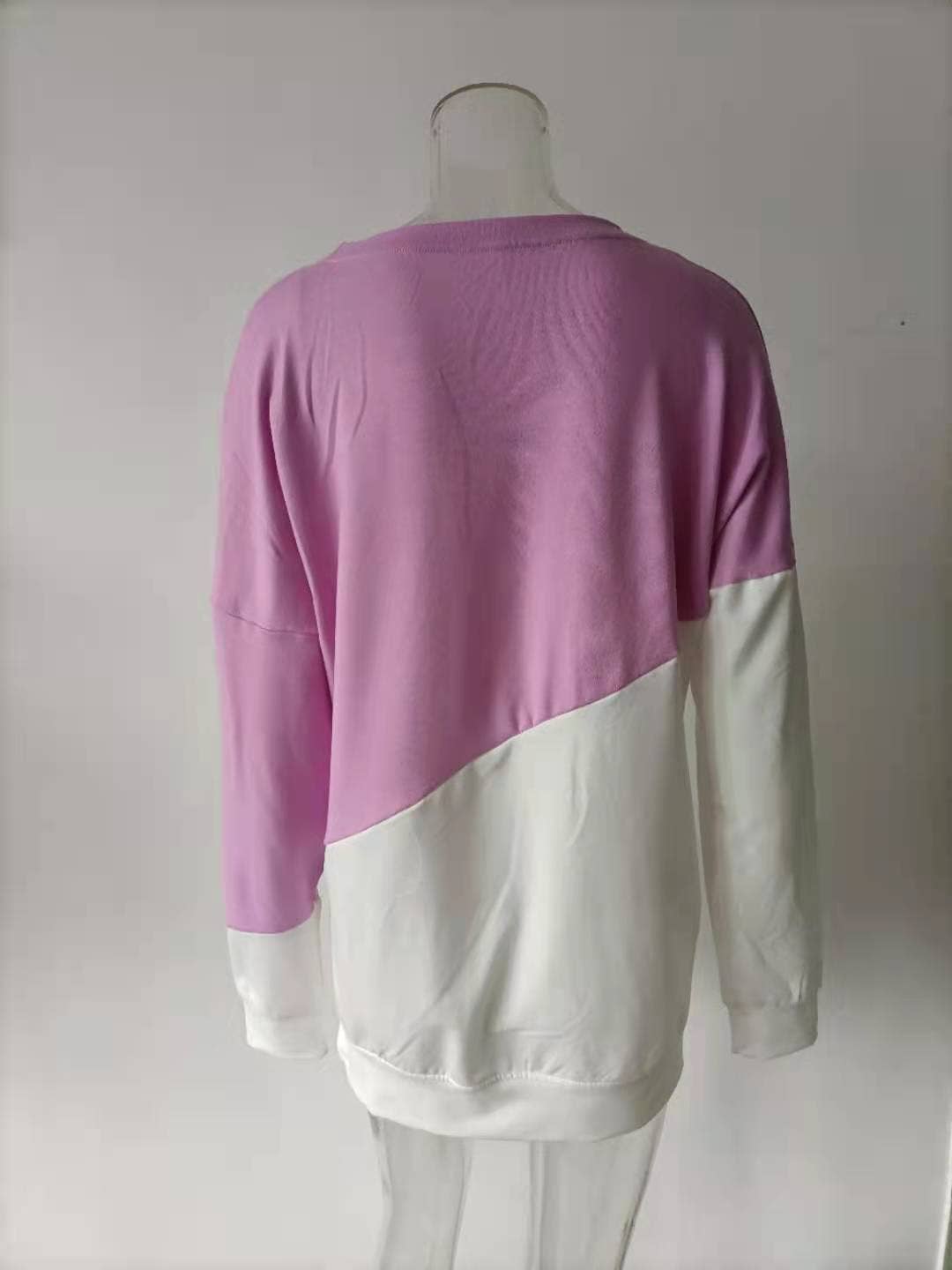 Lily Clothing - Vente Sweat à capuche – femme - SWEAT À CAPUCHE À MANCHES LONGUES ET COL ROND DE COULEUR ASSORTIE4