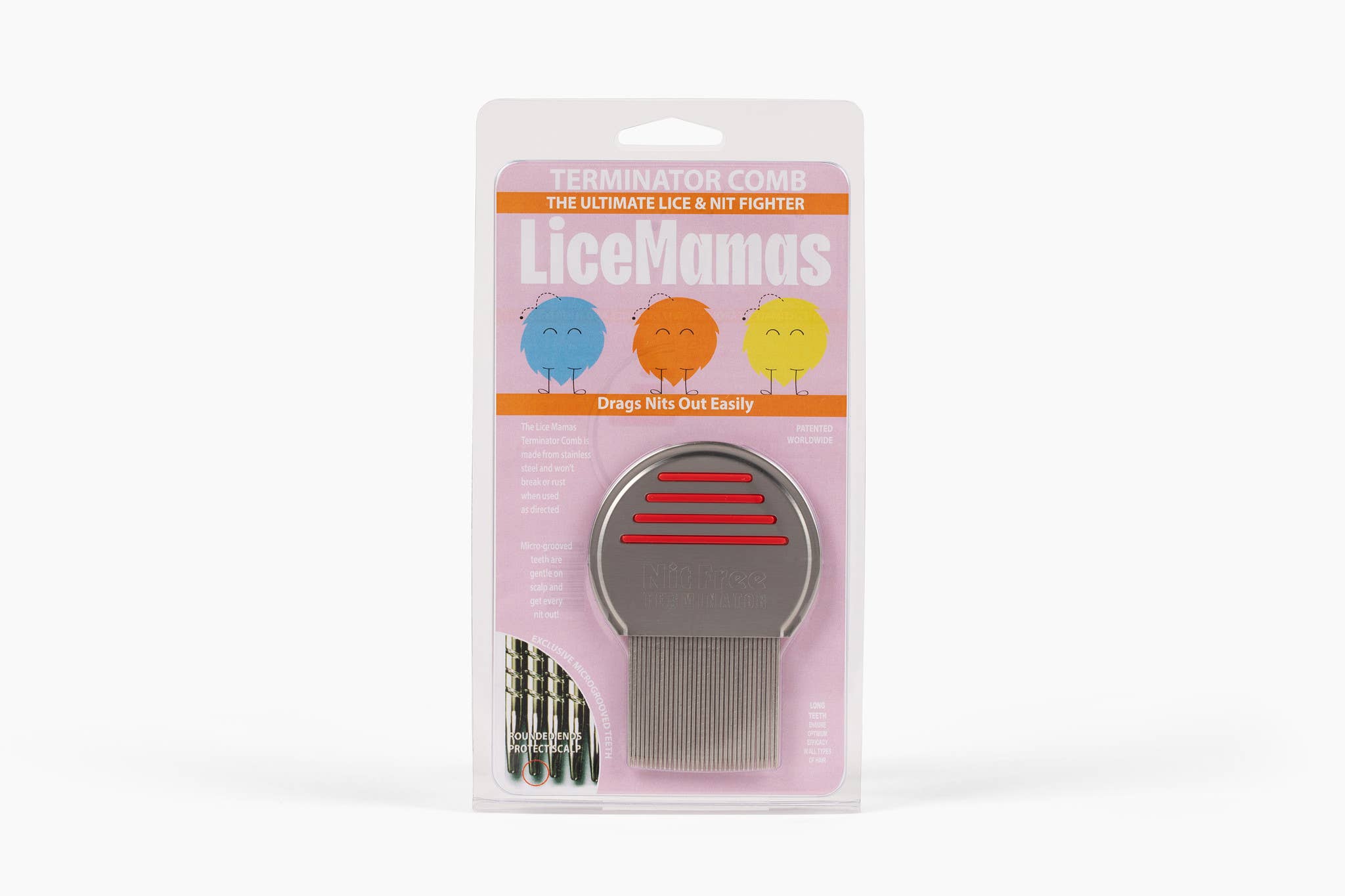 Lice Mamas, LLC - Wholesale Hair Brush/Comb - Lice Mamas Terminator Comb - Removes Nits, Lice & Super lice2