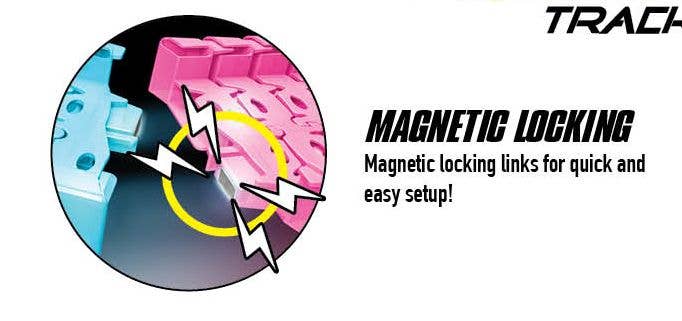 Mindscope Products - Wholesale Toy Car/Truck - Kids - Mindscope Neon Glow Magna Tracks 11' Magnetic Tracks5