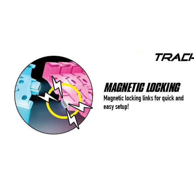 Mindscope Products - Wholesale Toy Car/Truck - Kids - Mindscope Neon Glow Magna Tracks 11' Magnetic Tracks5