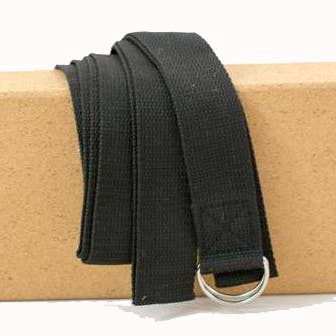 Cinturón de Yoga Negro Azabache para venta al por mayor de Junglemat