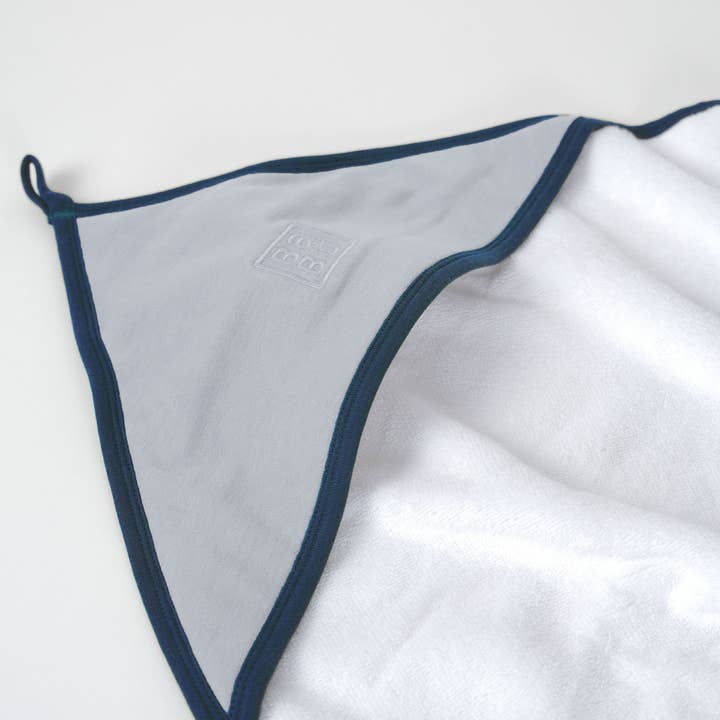 Babu - Wholesale Hooded towel – Child & baby - Terry Hooded Baby Towel - Sky Contrast3