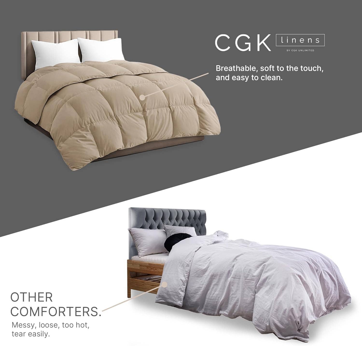 CGK Unlimited - Wholesale Down Comforter - Premium Down Alternative Comforter - All Season & Oversized63