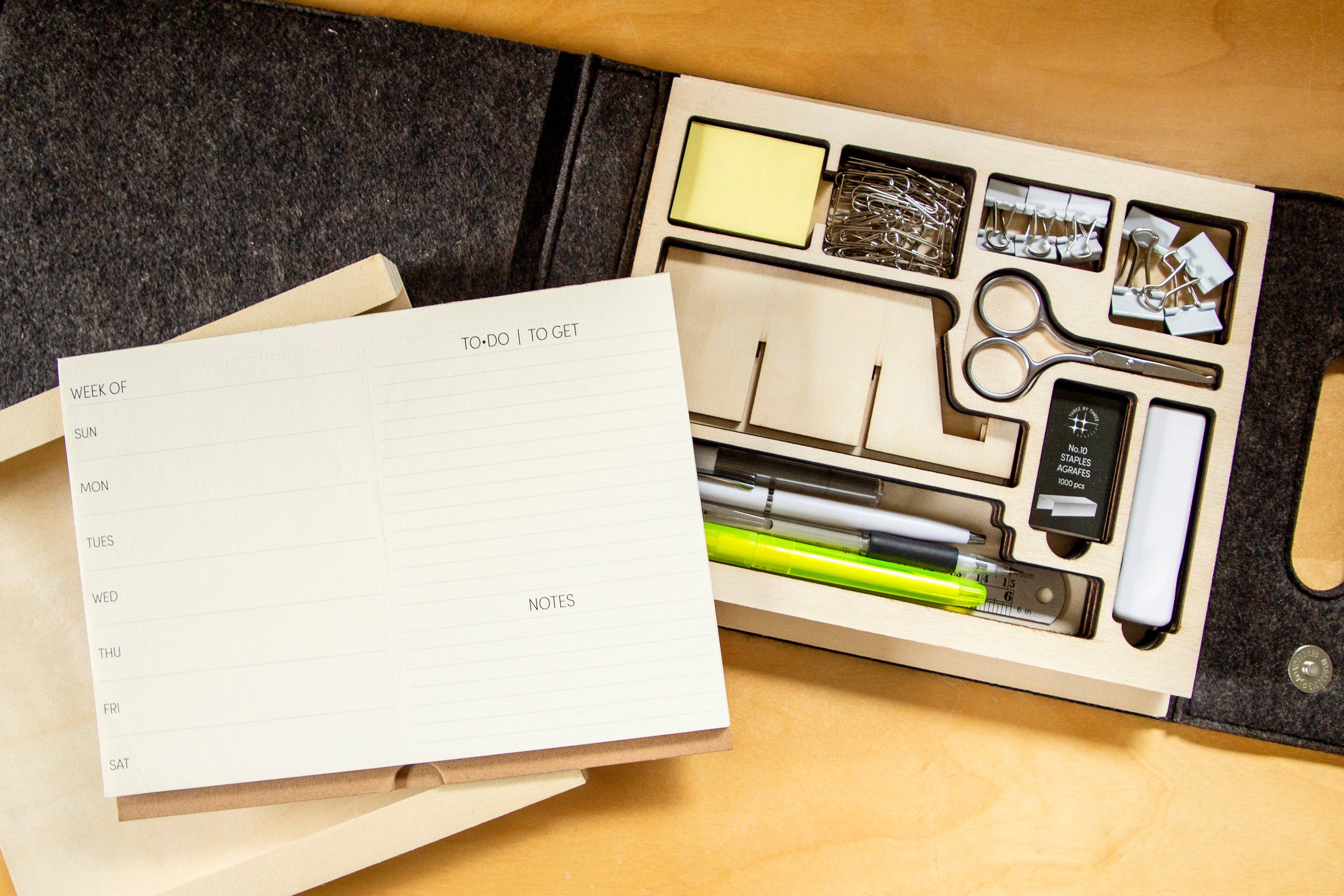 Three by Three Seattle - Vente Rangements de bureau - Bureau portable JotBlock2