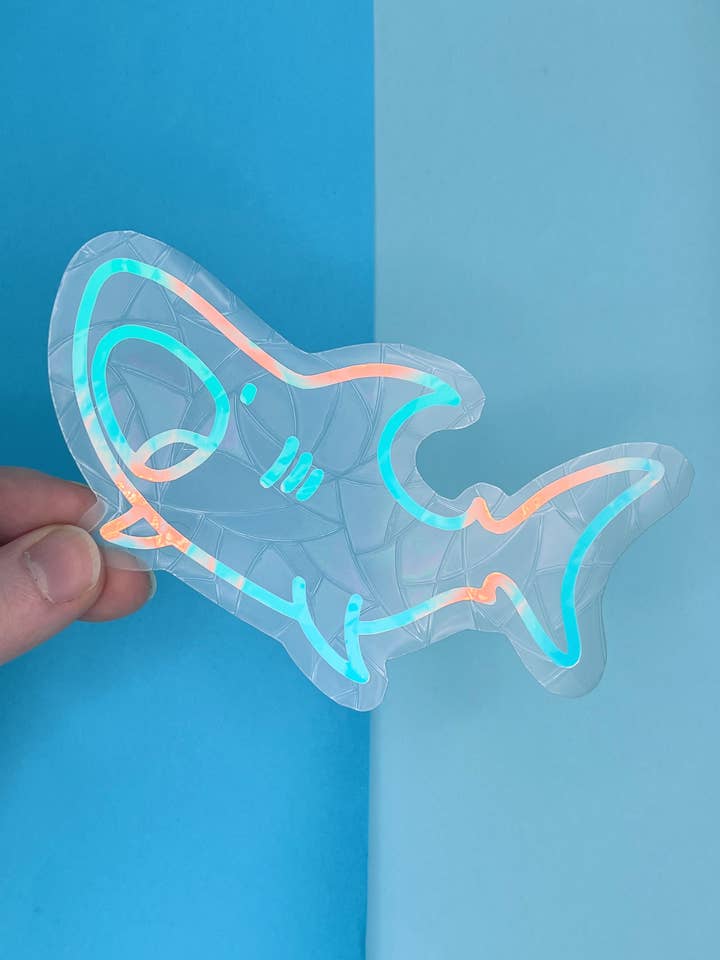 Bill the Basking Shark Suncatcher for wholesale by Poppodopolis