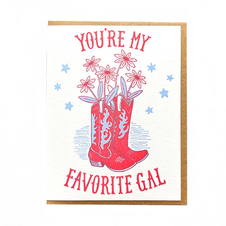 Favoriete Gal-kaart voor wholesale door Noteworthy Paper & Press